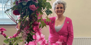 Bude flower club discovers the power of pink