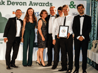 Vineyard gleaming gold after food and drink award