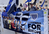 Cornish EU rejoin supporters march across London