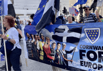 Cornish EU rejoin supporters march across London