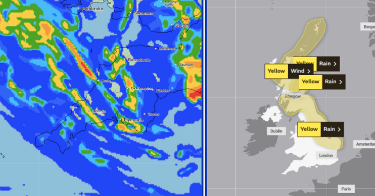 Cornwall and Devon Weather Oct 17