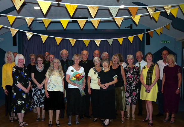 Members and friends who attended the 50th Anniversary of St Tudy Modern Sequence Dance Club
