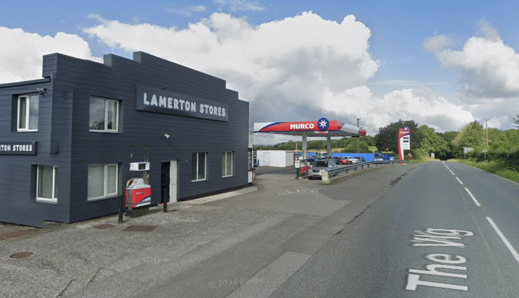 A major police incident is underway near the fuel station that was formerly Carrs Garage at Lamerton