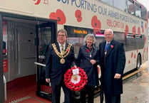 Bodmin Town Council participate in 'poppies to Paddington' initiative