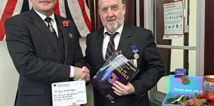 Bude RBL receive huge donation for Poppy Appeal