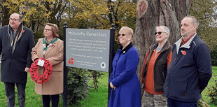 Holsworthy hold silence for Remembrance 