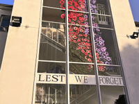 Students create poppy displays for Remembrance