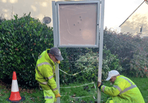 Stourscombe and Lawhitton get new parish noticeboard