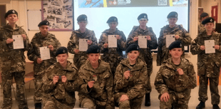 Holsworthy Army Cadets awarded progression badges