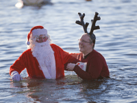 South West Water wants to warn you if your Santa swim is safe