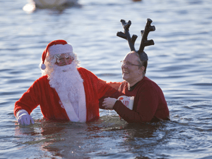 South West Water wants to warn you if your Santa swim is safe