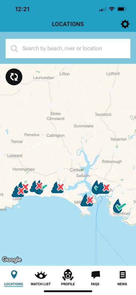 Pollution alerts