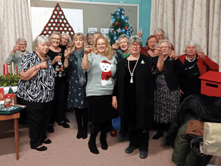 Werrington Ladies Circle get dressed up for 'Christmas Tea'