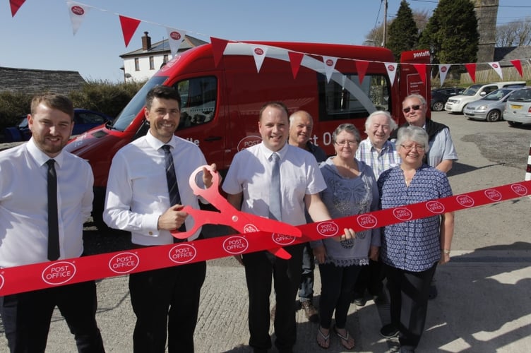 Scott Mann opening a new post office facility
