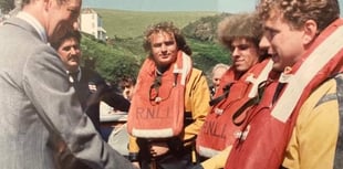 Port Isaac RNLI volunteers awarded medals for long service 