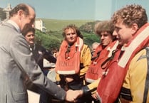 Port Isaac RNLI volunteers awarded medals for long service 