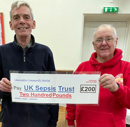 Launceston market supports sepsis trust 