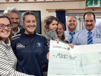 Bodmin Rugby Club donate to memorial trust