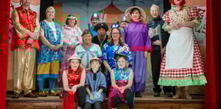 It's panto time in Marhamchurch!