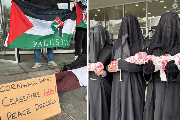 Gaza ceasefire protest
