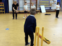 Students test their batting skills with new cricket workshops