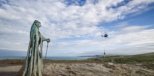 Tintagel Castle receives special delivery