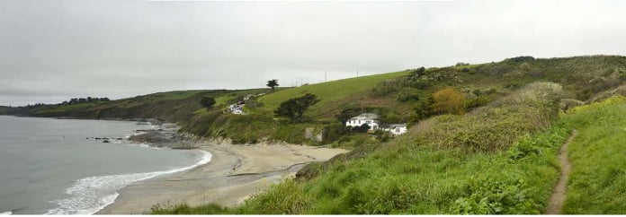 How the former Pendower Beach House Hotel currently looks