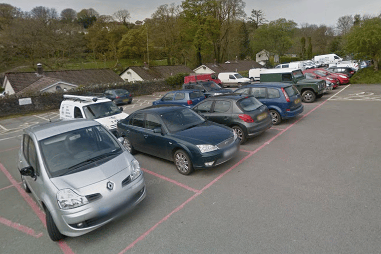 Churchfield Car Park in Camelford
