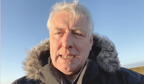 Fred Knobbit: Delighted to see frog spawn in the wildlife pond