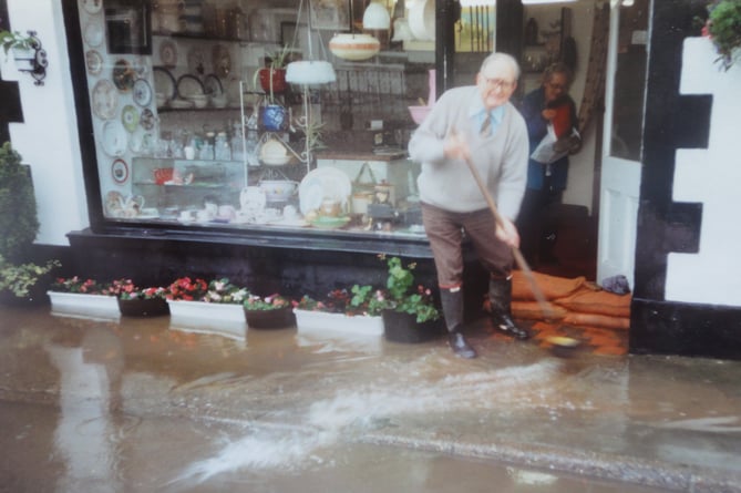 The Post is grateful to Rose Hitchings of Bridgerule for supplying this photograph of the village's local 'Tamar Stores'. Rose said: "It is a home today and still called by this name. Don't panic - flood water doesn't get this far anymore!" Do any of our readers recognise those pictured?