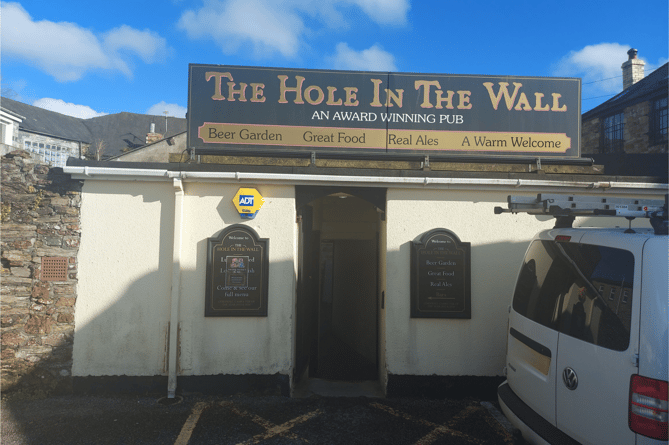 Entrance to the Hole in the Wall, Bodmin