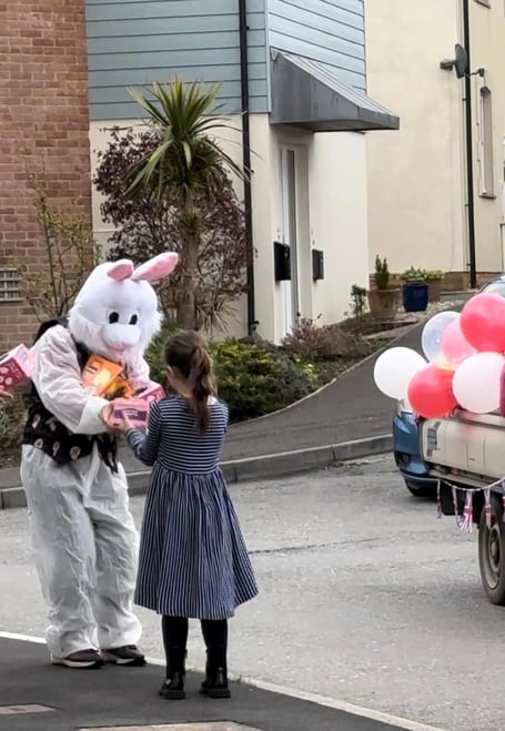 Easter joy was brought to Holsworthy (Picture: Ragna)