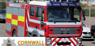 Two fire crews tackle house fire in Bude