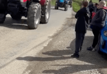 Young farmer tractor run blessed with dry weather 