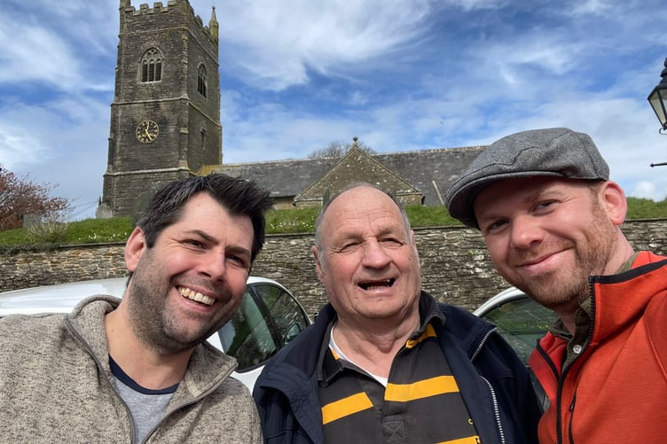 Cllr Leigh Frost, Cllr Jim Candy and Ben Maguire