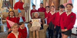 Special visit for 100th birthday
