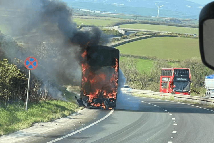 A30 Bus Fire