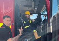 Launceston fire station welcome young resident for memorable day