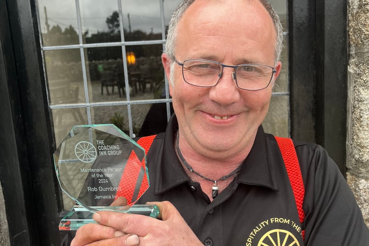 Rob Gumbrell has been named Maintenance Person of the Year by The Coaching Inn Group