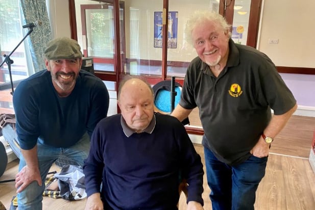 Will Keating and Harry Glasson visited Kernow House in Launceston