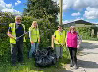Volunteers keep parish clean with annual litter pick