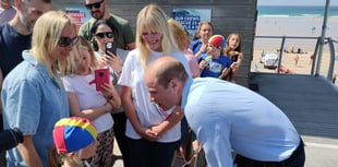 Prince William visits Cornwall on whistle stop tour - updates