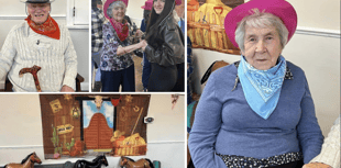 Care home residents embrace a wild west theme