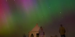 Cornwall treated to a spectacular Aurora Borealis light show