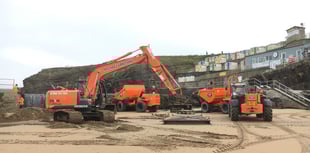 Watch as diggers move into Bude Sea Pool ahead of essential work