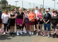 Bude Tennis Club host touring side