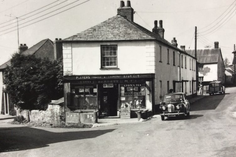 The Post is grateful to Rose Hitchings of Bridgerule for supplying this old photograph of the village's corner shop with post office. Do any of our readers have any memories of this shop they can share?