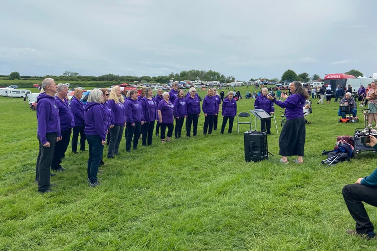 Launceston PopChoir were among the performers providing a musical edge to the show