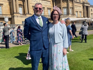 Care assistant meets royalty
