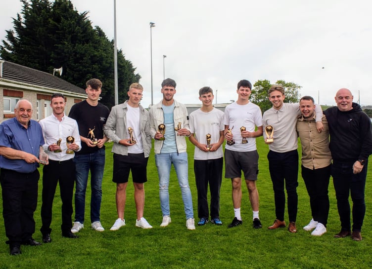 Launceston's trophy winners.